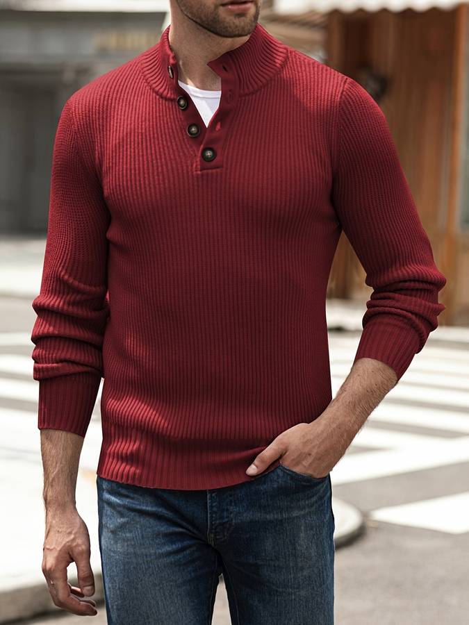 Maglione capri casual da uomo per un comfort tutto l'anno