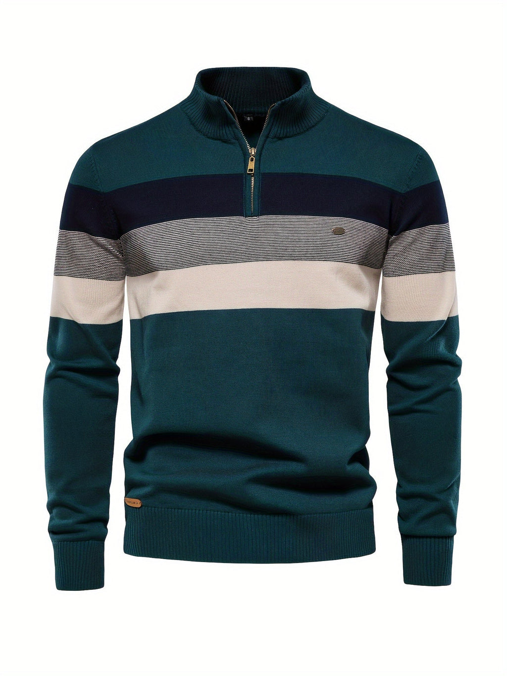 Maglione casual con mezza zip da uomo | Comfort e stile