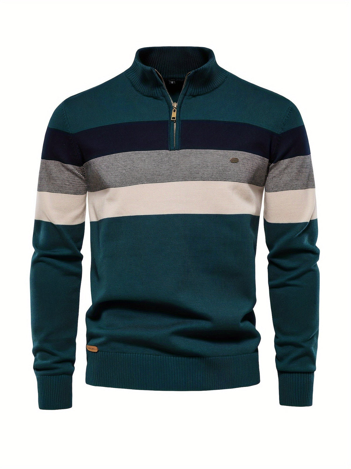Maglione casual con mezza zip da uomo | Comfort e stile