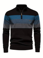Maglione casual con mezza zip da uomo | Comfort e stile