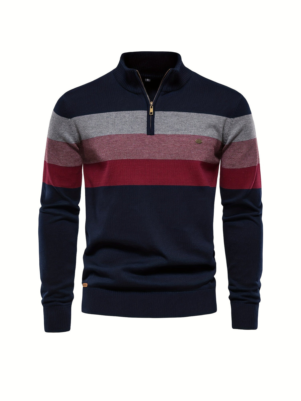 Maglione casual con mezza zip da uomo | Comfort e stile