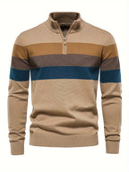 Maglione casual con mezza zip da uomo | Comfort e stile