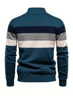 Maglione casual con mezza zip da uomo | Comfort e stile