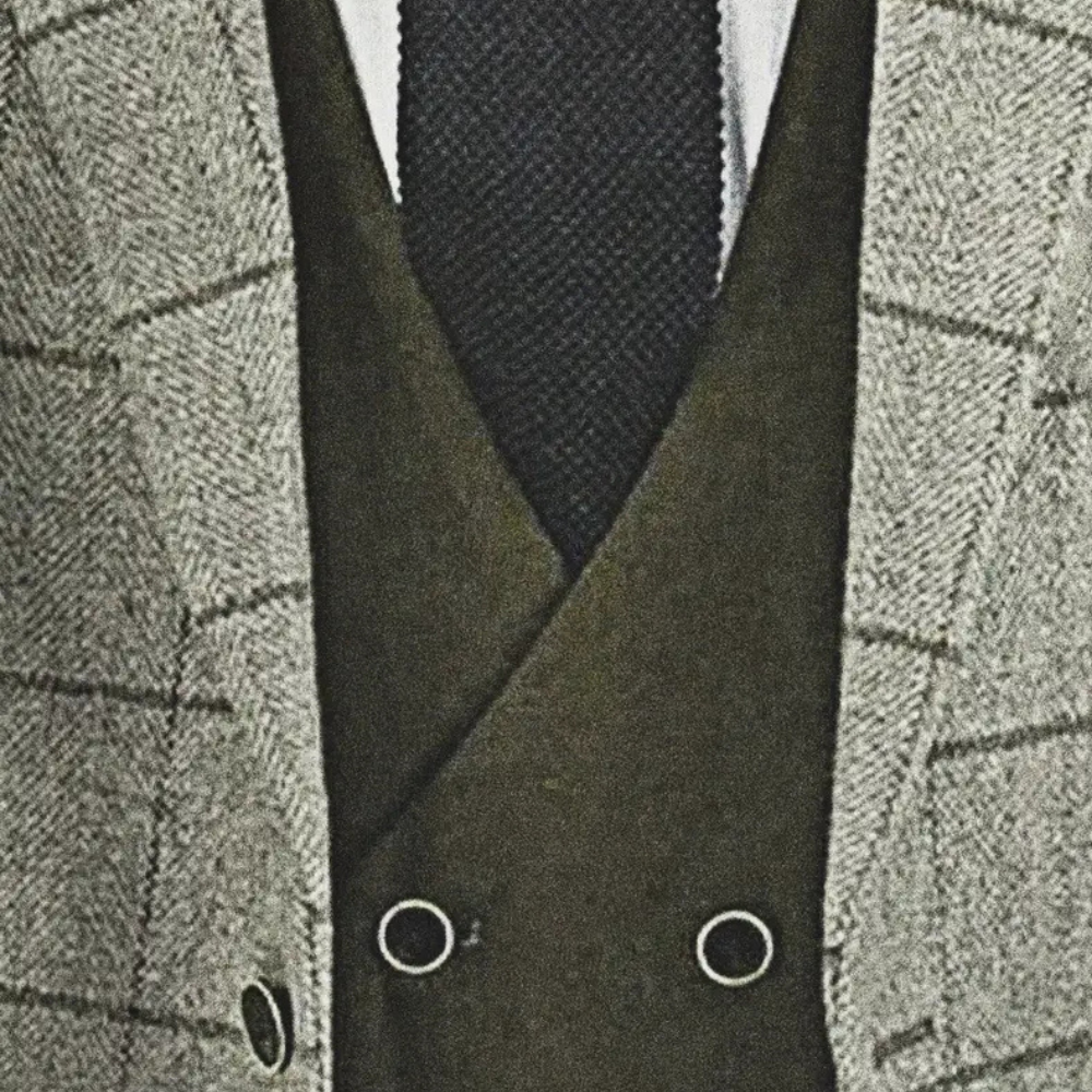Felpa con cappuccio da uomo con motivo a quadri | Comfort e stile versatile