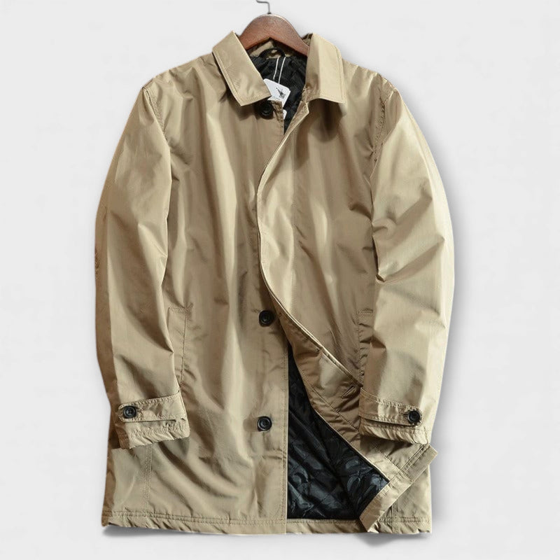 Trench classico da uomo per uno stile disinvolto