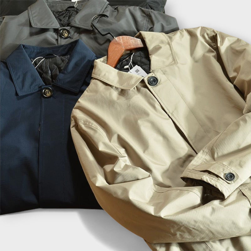Trench classico da uomo per uno stile disinvolto