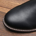 Stivaletti Chukka neri classici da uomo con comoda suola antiscivolo