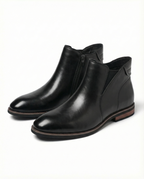 Stivaletti Chelsea classici in pelle da uomo - Resistente stile con cerniera laterale