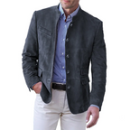 Giacca classica abbottonata da uomo | Capispalla eleganti e resistenti