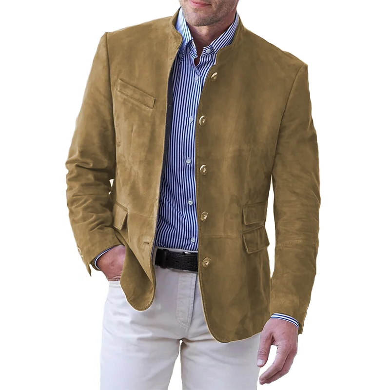 Giacca classica abbottonata da uomo | Capispalla eleganti e resistenti