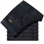 Pantaloni classici da uomo in velluto a coste per il comfort quotidiano