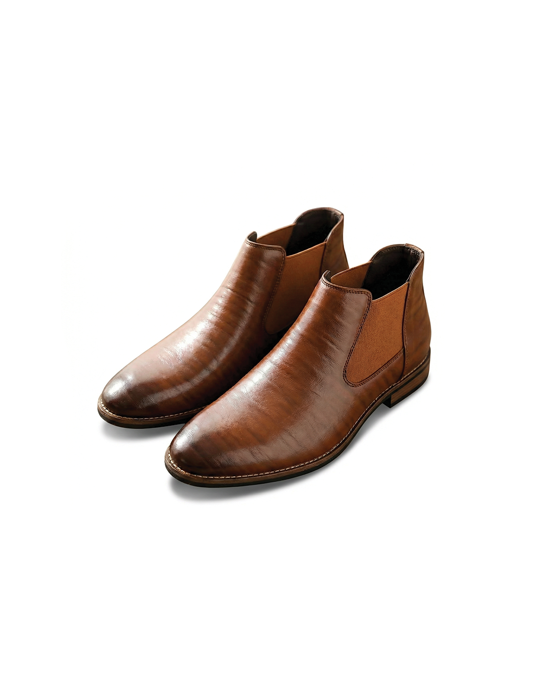 Stivaletti Chelsea classici in pelle da uomo