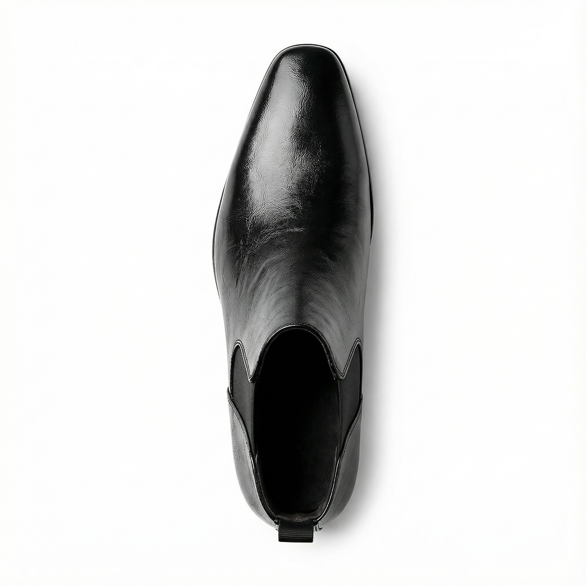 Stivaletti Chelsea da uomo in pelle pieno fiore | Stile classico slip-on