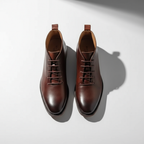 Stivali da uomo in pelle di sequoia pieno fiore - Stile classico