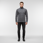 Maglione pullover classico con mezza zip da uomo