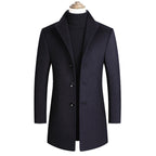 Cappotto invernale lungo classico da uomo per uno stile senza tempo
