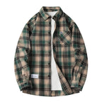 Camicia classica in flanella scozzese da uomo | Stile e comfort senza tempo