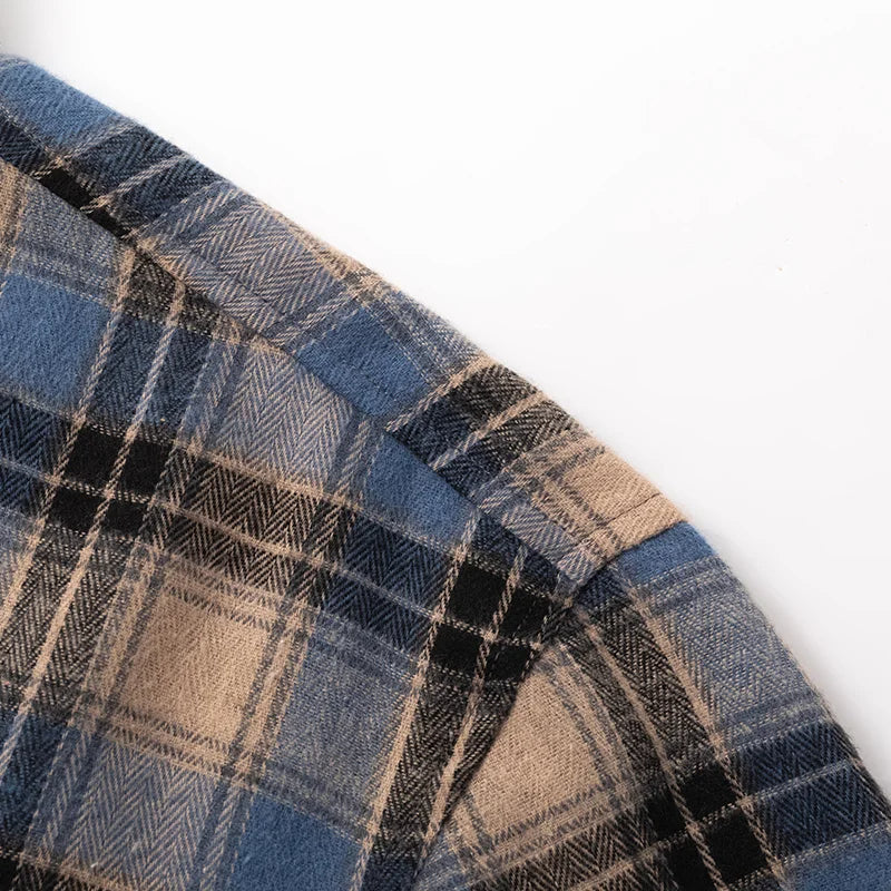 Camicia classica in flanella scozzese da uomo | Stile e comfort senza tempo