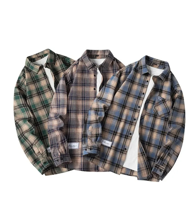 Camicia classica in flanella scozzese da uomo | Stile e comfort senza tempo