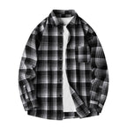 Camicia classica in flanella scozzese da uomo | Stile e comfort senza tempo