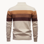 Maglione classico da uomo con zip a un quarto - Stile disinvolto