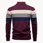Maglione classico da uomo con zip a un quarto - Stile disinvolto