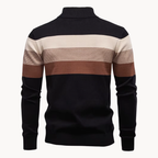 Maglione classico da uomo con zip a un quarto - Stile disinvolto