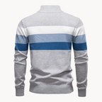 Maglione classico da uomo con zip a un quarto - Stile disinvolto