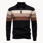 Maglione classico da uomo con zip a un quarto - Stile disinvolto