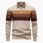 Maglione classico da uomo con zip a un quarto - Stile disinvolto