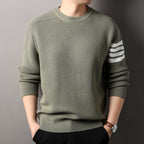 Maglione a righe classico da uomo | Elegante e confortevole