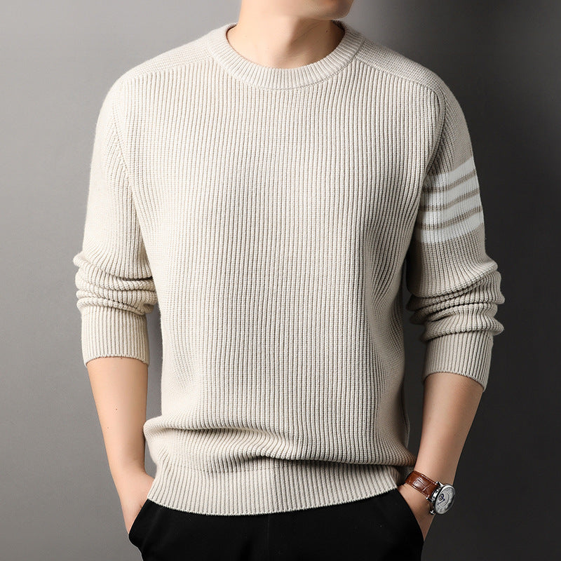 Maglione a righe classico da uomo | Elegante e confortevole