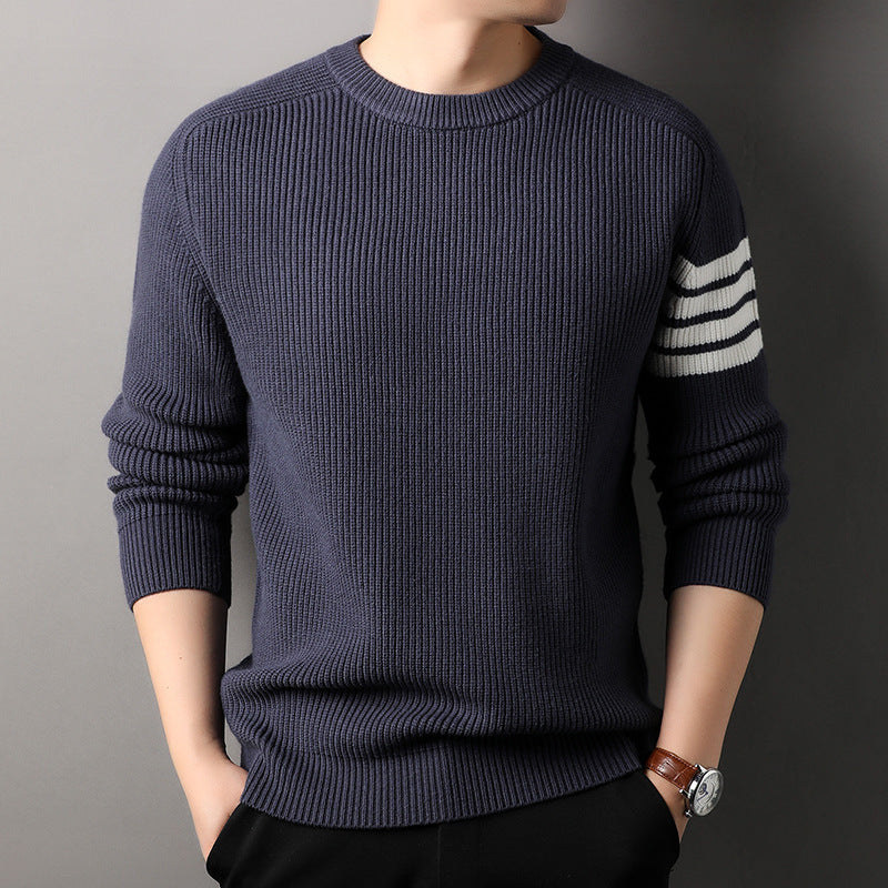 Maglione a righe classico da uomo | Elegante e confortevole