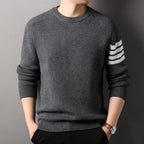 Maglione a righe classico da uomo | Elegante e confortevole