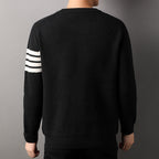Maglione a righe classico da uomo | Elegante e confortevole