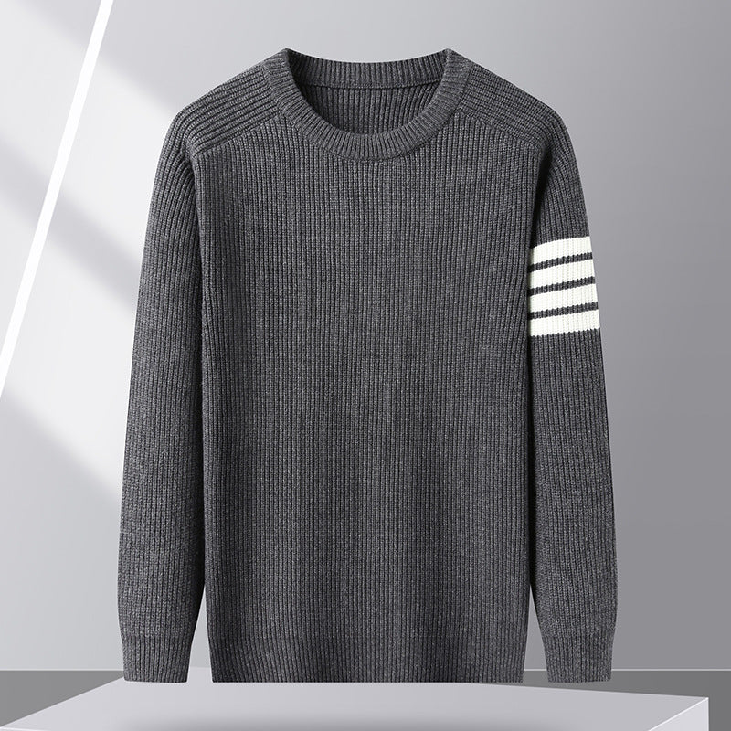 Maglione a righe classico da uomo | Elegante e confortevole