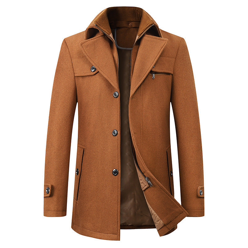 Trench classico da uomo per uno stile invernale elegante