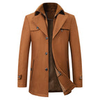 Trench classico da uomo per uno stile invernale elegante