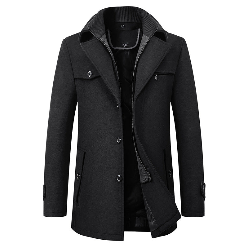 Trench classico da uomo per uno stile invernale elegante