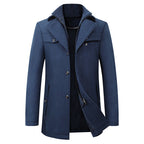 Trench classico da uomo per uno stile invernale elegante