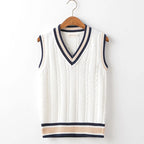 Gilet classico in maglia da uomo con scollo a V: strati con stile