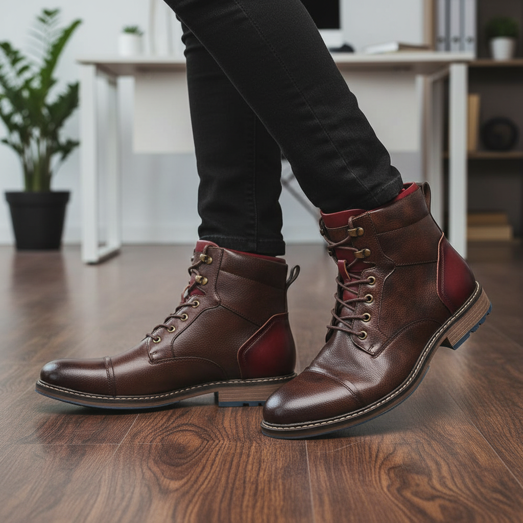 Stivali Oxford classici da uomo