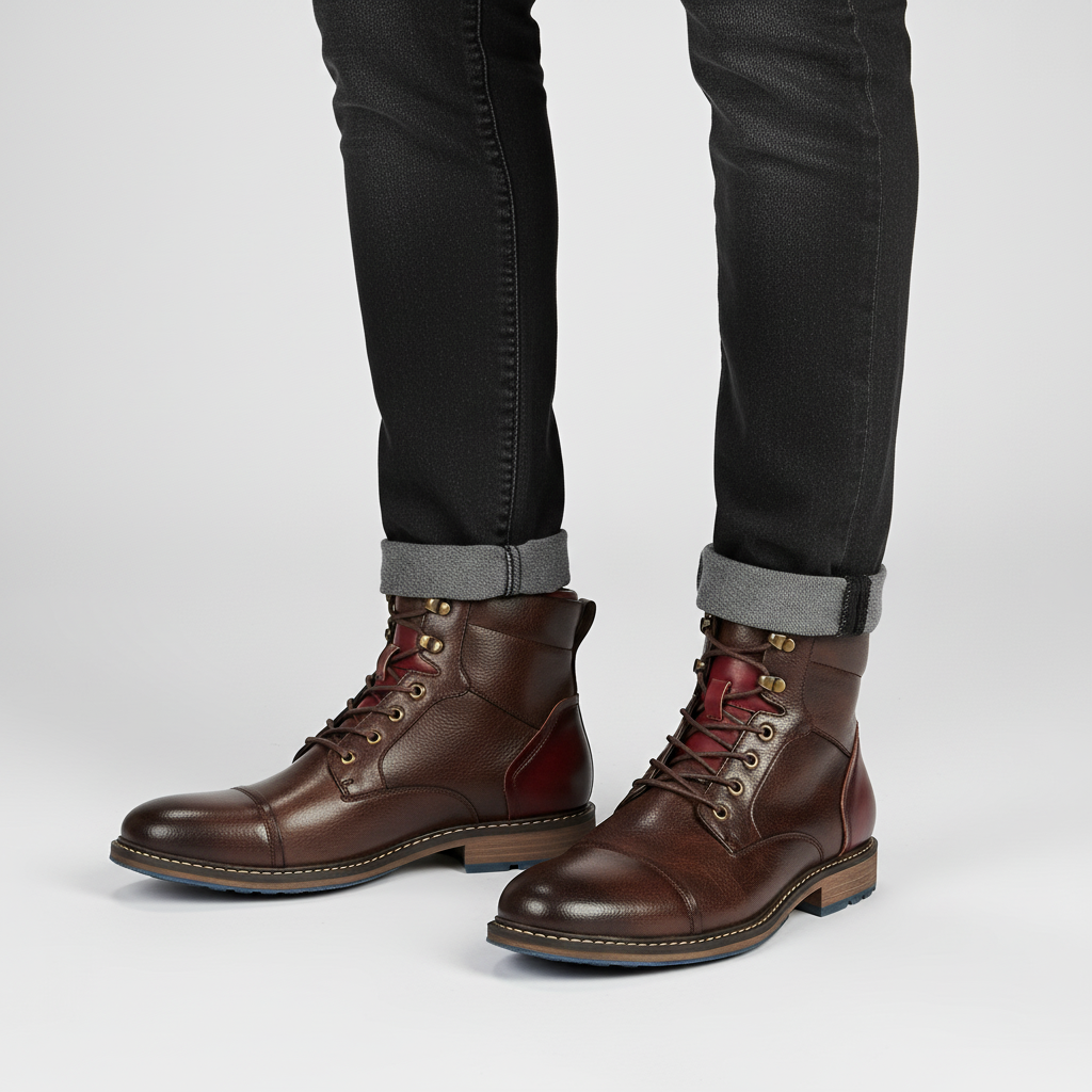 Stivali Oxford classici da uomo