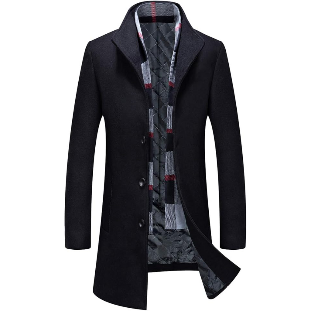 Trench classico da uomo per l'inverno