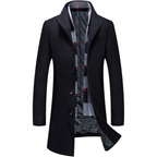 Trench classico da uomo per l'inverno