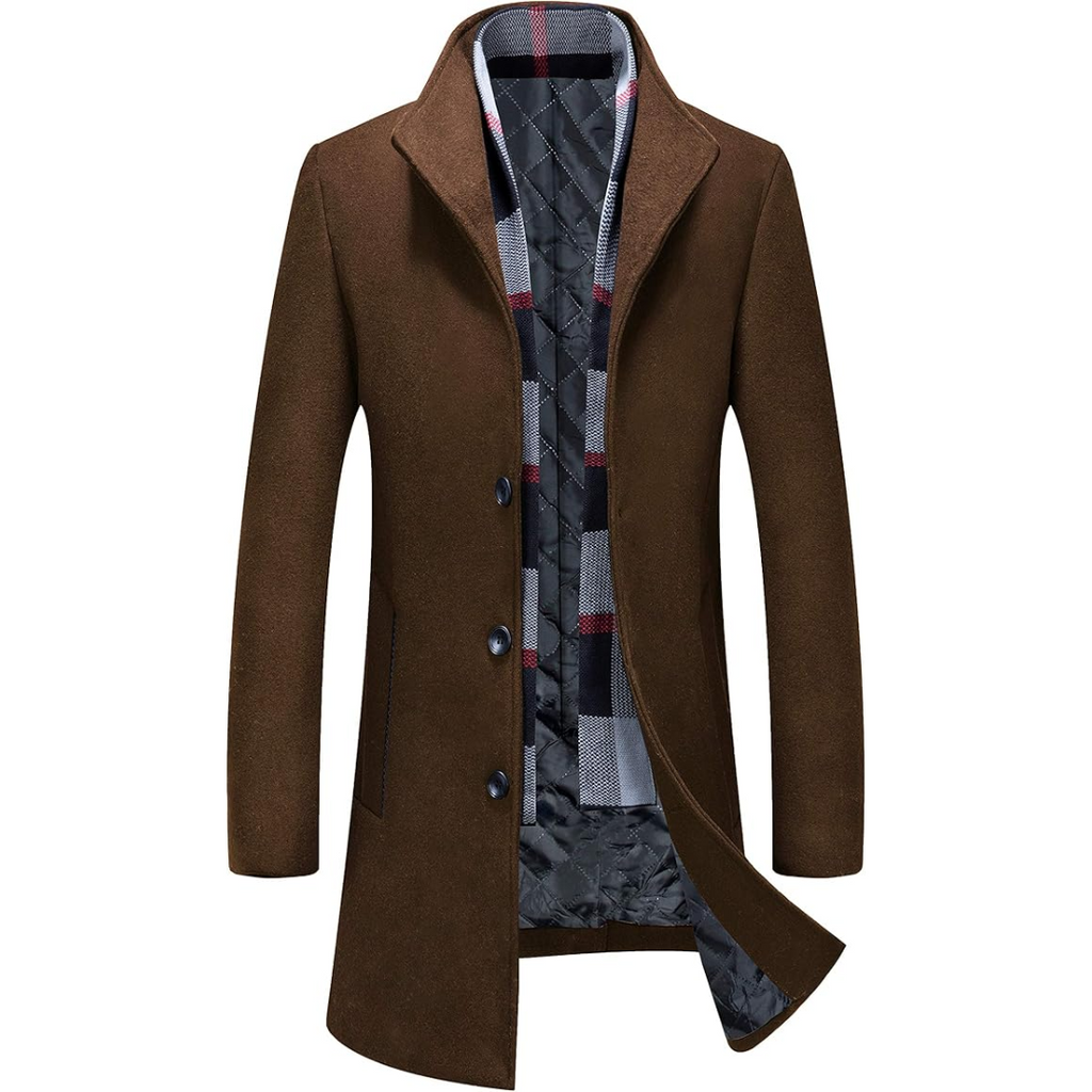 Trench classico da uomo per l'inverno