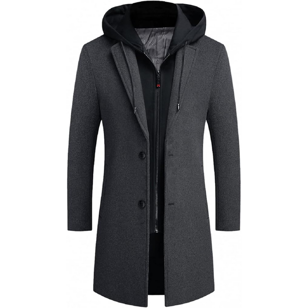 Trench classico da uomo per l'inverno