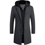 Trench classico da uomo per l'inverno