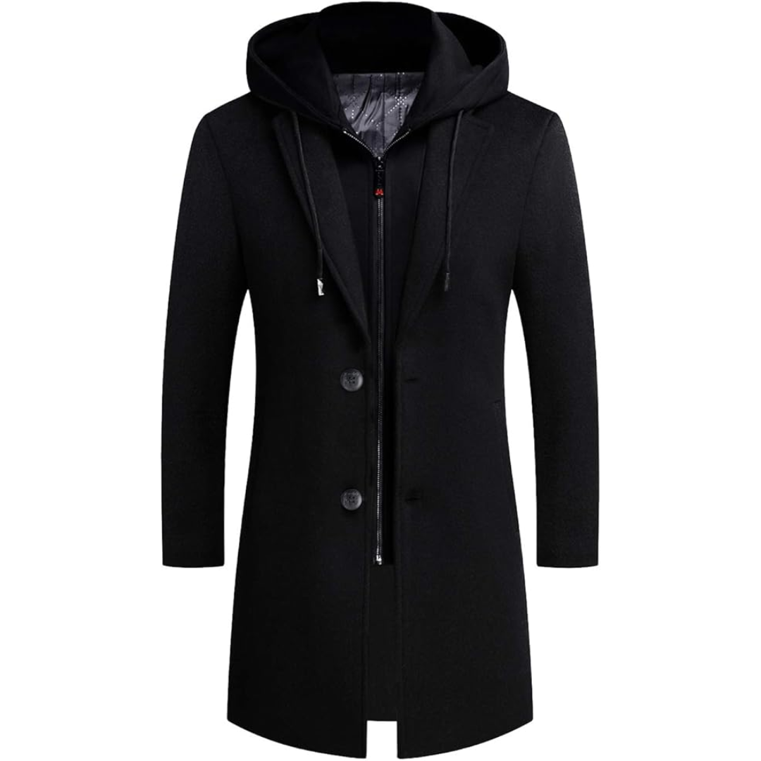 Trench classico da uomo per l'inverno