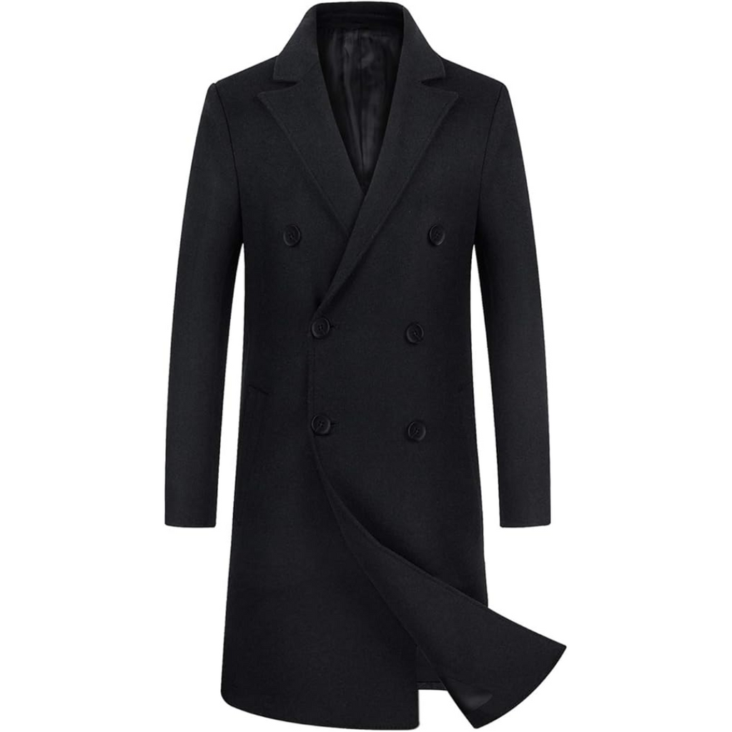 Trench classico da uomo per l'inverno